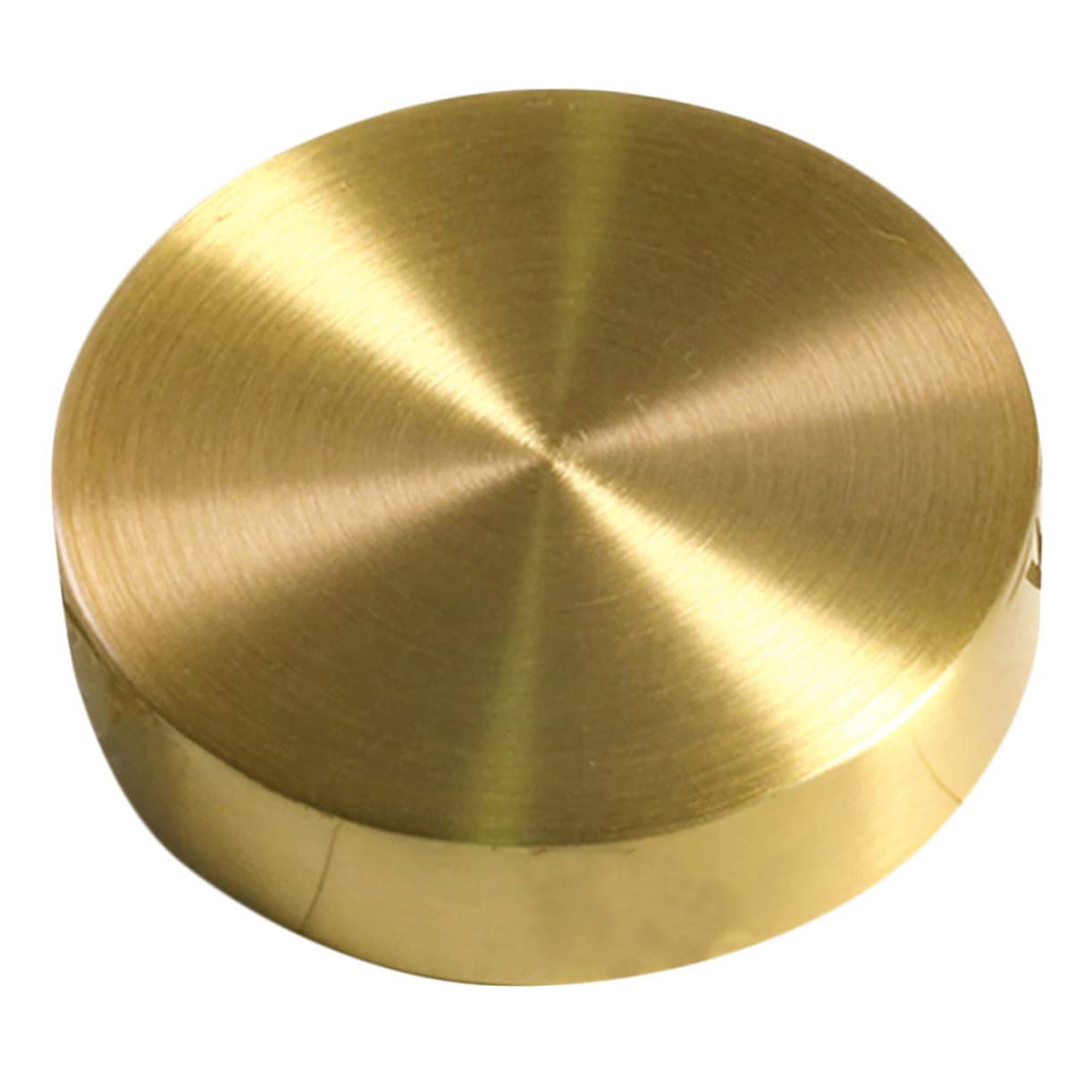 Anneome Round Paperweight for Desk Heavy Brass Painting Paperweight Smooth Surface for Calligraphy Office Supply