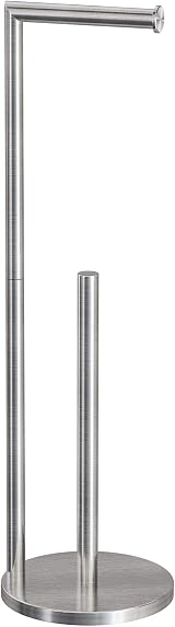 Topsky Free Standing Toilet Paper Holder Stand Stainless Steel Silver 4 Jumbo view 4