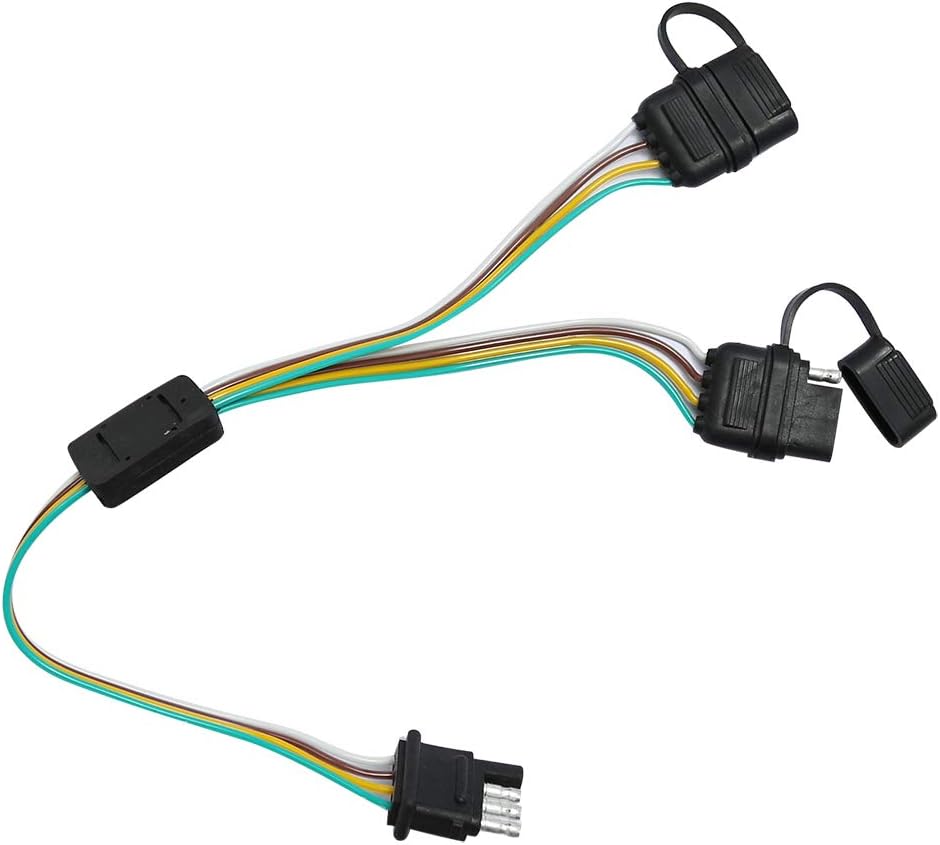 Trailer Splitter 4 Way Flat YSplitter Plug and Play