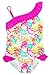 Littel Girls' Cute Ruffle Flower and Leaves Print One Piece Swimsuit Swimwear