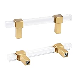 Kitchen Acrylic Cabinet Handle Pulls Clear Lucite