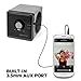 GOgroove BlueSYNC BX Portable Wireless Bluetooth Speaker - Rechargeable Compact Speaker with NFC, AUX and USB Inputs, Mic, Playback Controls for Flash Media, 4-6 Hour Battery (Wireless, Silver)