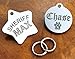 Pawsitively Pet Tags Stainless Steel Custom DEEP Engraved Pet ID Tags Personalized Front/Back Dog Tags for Dogs and Cats - XL Bone 1-1/3