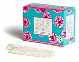 JOLIE ORGANIC Tampons with Applicator - 18 Regular - Pink & Turquoise Box…