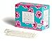 JOLIE ORGANIC Certified Tampons - 18 Regular - Pink & Turquoise Box...
