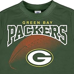 Gerber Unisex Baby NFL 3 Pack Short Sleeve Fan Tee