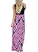 OURS Women's Casual Sleeveless Maxi Dresses Loose Floral Long Maxi Dresses with Pockets