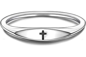 Helonley S925 Sterling Silver Birthstone Stackable Rings for Women Mother with Cubic zirconium Mom Ring Mother's Day Jewelry Gifts for Wife