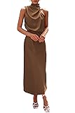 PRETTYGARDEN Women's 2025 Summer Satin Dress
