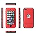 Comsoon iPod 5 iPod 6 Waterproof Case,[Dustproof Sweatproof][IP68 Certified]iPod Touch Defender Case Built-in Touch Screen & Kickstand for Both Apple iPod Touch 5th & 6th Generation
