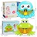 Baby Bath Bubble Machine Automatic Bubble Blower Battery Operated Musical Octopus Bath Bubble Toys for Infant Baby Children Kids Happy Tub Time