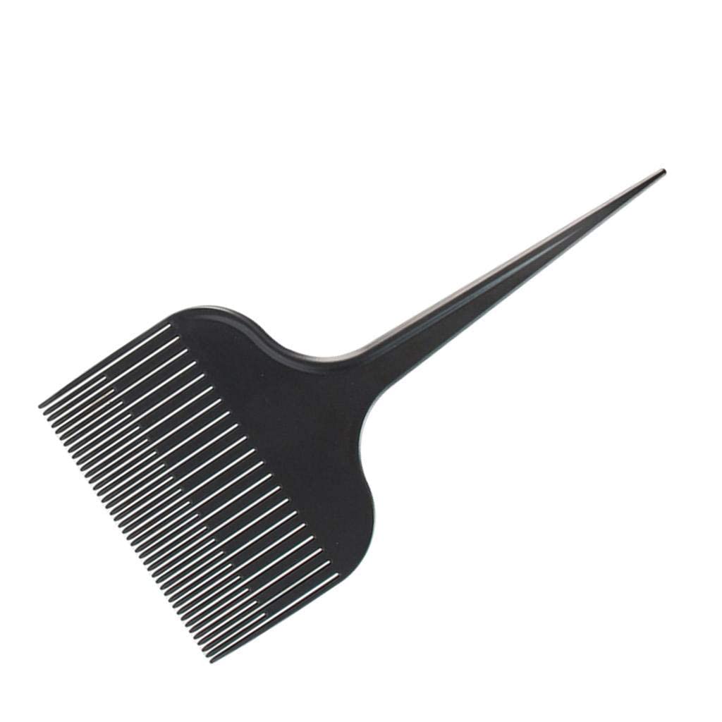 zalati Styling Hair Combs Styling Coloring Beauty Salon Weaving A Highlight Comb Cuts - Black