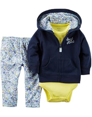 2 Piece Cardigan Set, Navy, New Born