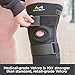 BraceAbility Bariatric Knee Brace for Large Legs - Plus Size Knee Brace with Side Stabilizers for Big Men or Women, Arthritis, Patellar Tendonitis, Obese Chondromalacia Pain, Instability (4XL)