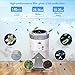 INTEY Hepa Air Purifier - 16-Inch Home Air Cleaner with Auto-Off Timer/Ions Button for Allergy Season - Removes 99.97% Allergens, Dust, Pollen, Smoke, Pet Dander (220 sq.ft/30 m², CADR Rated 140+)