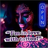 FACEGEM LONDON Glow in the Dark Neon Temporary Tattoos 170+ Designs view 9