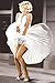 Laminated Marilyn Monroe - Seven Year Itch, White Dress, Color Poster 24 x 36in
