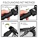 PLUSINNO Fishing Net Fish Landing Net, Foldable Collapsible Telescopic Pole Handle, Durable Nylon Material Mesh, Safe Fish Catching or Releasing(59