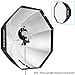 Neewer 32 inches/80 Centimeters Octagonal Softbox with S-Type Bracket Holder (with Bowens Mount) and Carrying Bag for Speedlite Studio Flash Monolight, Portrait and Product Photography