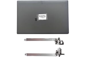 wzqrps Replacement Laptop LCD Back Rear Top Lid with Hinges for Dell Latitude 15 3520 E3520 017XCF 17XCF Black