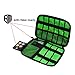 BAGSMART Travel Cable Organizer Portable Electronics Accessories Cases for Hard Drives, Charging Cords, USB Charger, Yellow