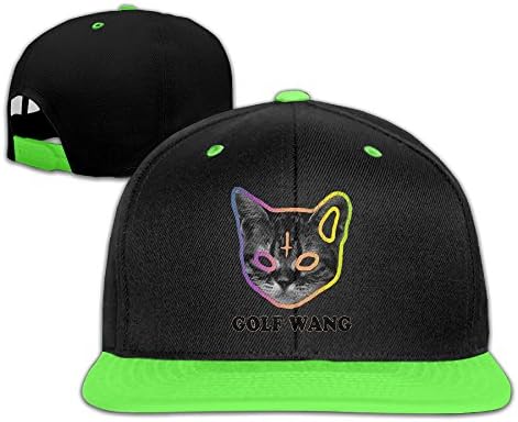 MAYABE Odd Future Ofwgkta Golf Wang Cat Youth Children Girl Boy Kids Hip-Hop Cap KellyGreen