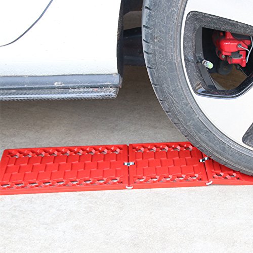Follicomfy Car Escaper Traction Mat Recovey Tracks Sand Mud Snow Traction Boards,Suitable for Unstucking Car From Snow, Ice and Mud(1Pair)