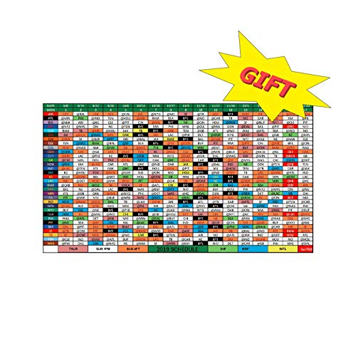 Fantasy Football Draft Board 2019 Kit | 72" x 48" | 16 Teams | 540 Player Sticker Labels