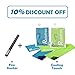 Magnesium Fire Starter by Relefree Survival Emergency Flint Firesteel Ferro Rod with Quick Well Sparks for Camping Hiking