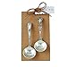Mud Pie Salsa Ladle Set, Silver