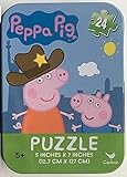 Disney, Nickelodeon, Marvel & More Licensed Character Mini Puzzles in Tins (Peppa Pig)