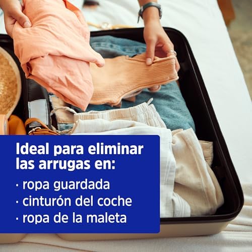 - No Más Plancha, Spray Antiarrugas, Elimina Arrugas Sin Necesidad de Planchar, Aroma Fresco, Apto para Todas las Prendas, Fórmula Respetuosa - 500 ml