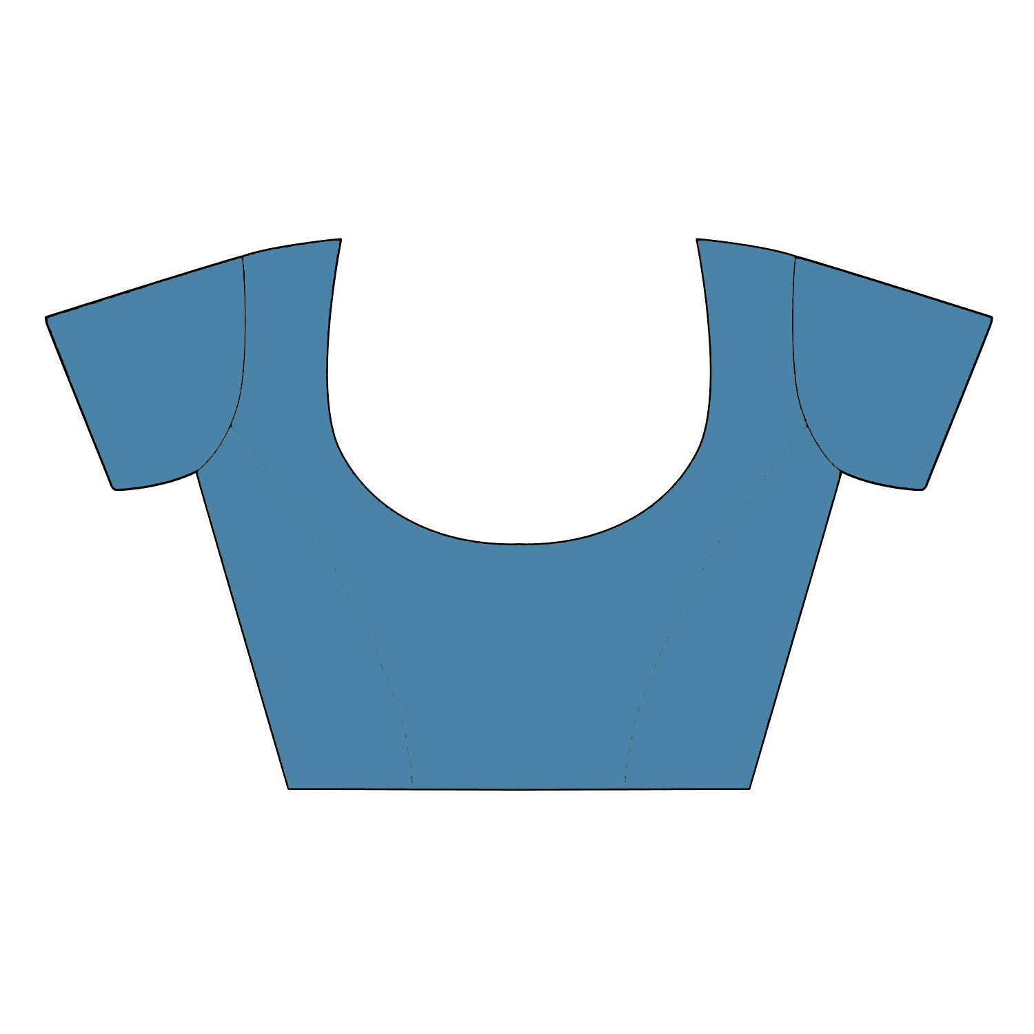 indira designer cotton saree with blouse piece