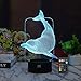 Dolphin Night Light for Kids Animal Remote Control LED Desk Table Lamp 7 Color Touch Base Kids Children Halloween Christmas Gift Home Office Decor by HUI Yuan