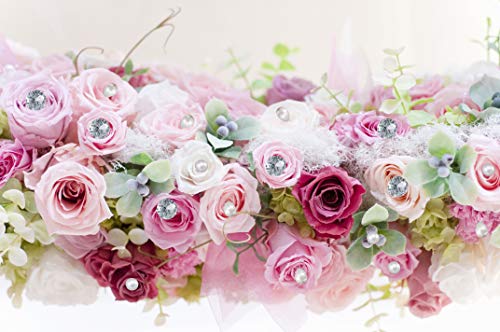 Senkary 300 Pieces Corsages Pins Flower Pins Floral Pins Diamond Crystal Pins Pearl Pins Straight Head Pins Wedding Bouquet Pins, 3 Styles