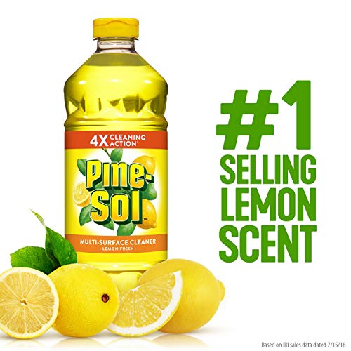 Pine-Sol Multi-Surface Cleaner, Lemon Fresh, 48 Ounce Bottle - Thumbnail 2