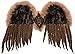 Forum Novelties Women's Exotic Feather Wings, Brown, One Size