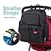 SoHo Manhattan Diaper Backpack Bag 5pc, Black