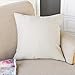Unves Throw Pillow Covers, 18x18 Set of 4 Decorative Pillows Cotton Linen Sofa Couch Pillow Covers Bedroom Living Room Toss Pillows Throw Pillow Sets