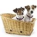 Large Rear Mount Willow Bicycle Basket for Dogs – Hand Crafted By Beach and Dog Co – Leashes Included (Cape May Large)thumb 4