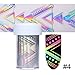 BORN PRETTY 1 Roll Nail Art holographic Foil Laser Sticker Geometric manicuring Starry Sky Transfer Decals 5 Patterns
