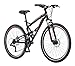 Schwinn S29 Mens Mountain Bike, 29-Inch Wheels, 18-Inch/Medium Aluminum Frame, Dual-Suspension, Mechanical Disc Brakes, Gloss Black/Red