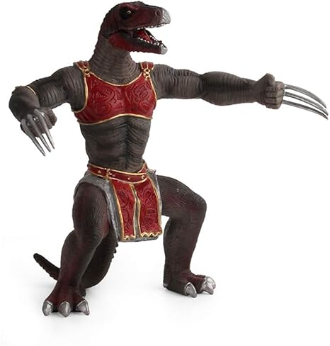 FidgetGear 1Pc Dinosaur Soldier Toy Hand Puzzle Modeling with Removable Tool Scythe Dragon Warrior