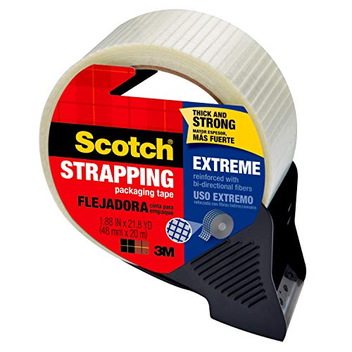 Scotch Extreme Shipping Strapping Tape, Designed for Your Toughest Jobs