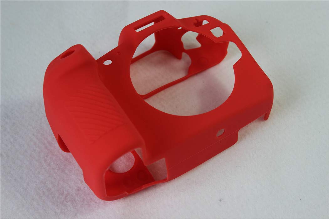 EOS R Case, Zakao Soft Silicone Bag Lightweight Slim Skin Rubber Protective Digital Camera Case Cover for Canon Eos R (Red)