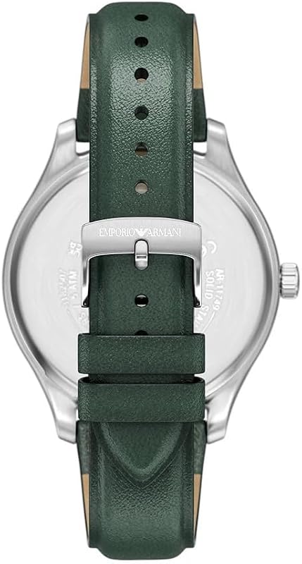 Relógio masculino de 41MM em aço inoxidável em tom prateado, AR11749