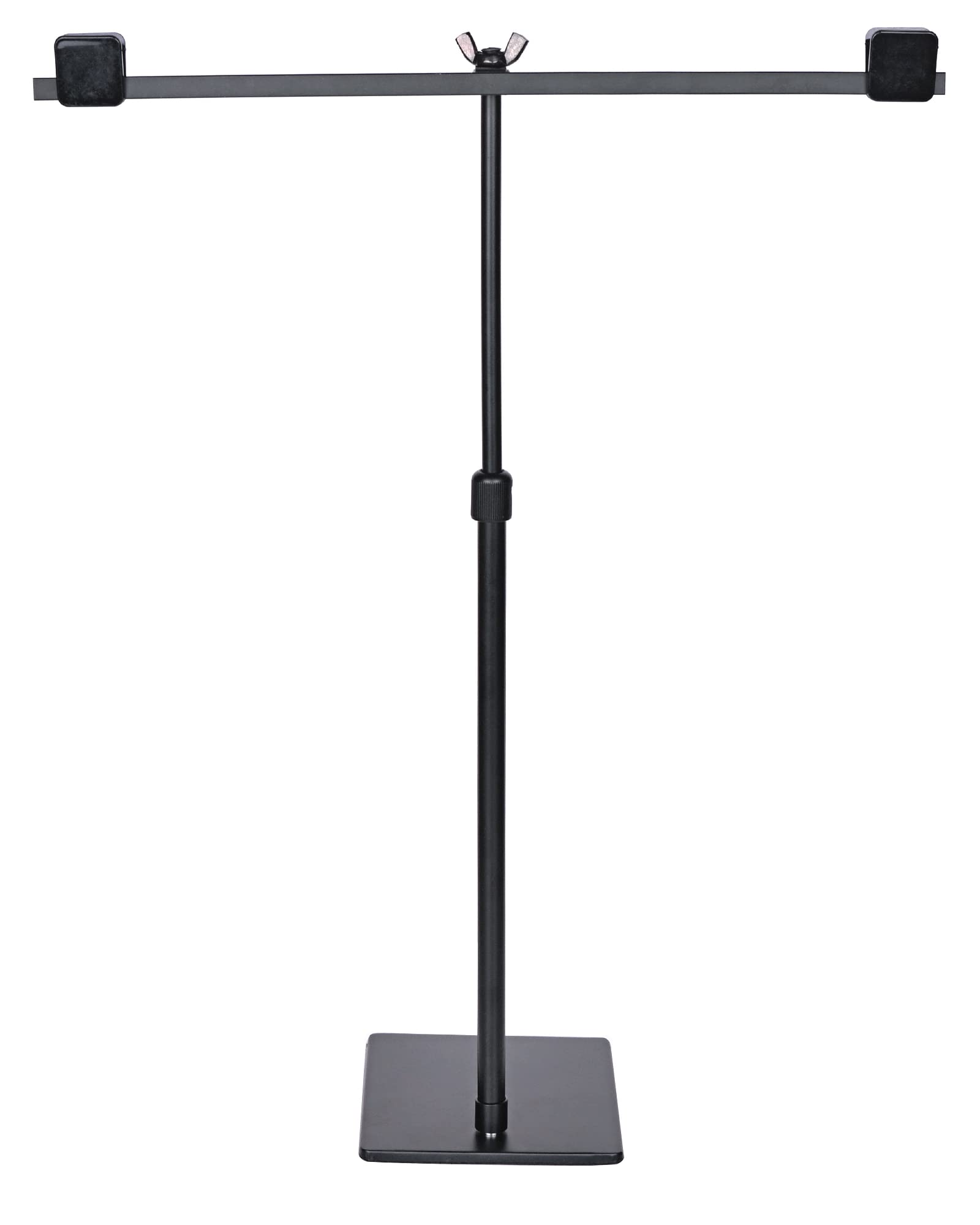 Photo 1 of Tabletop Stand for Food Product Photography Backdrop Adjustable Mini Table Top Holder for Flat Lay Background Paper with 2 Clip Clamps Desktop Flat Base Photo Tripod