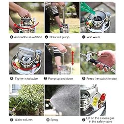Kweetle 2Gal Stainless Steel Pump Up Sprayer