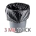 Ox Plastics 55 Gallon, 3 MIL thick, Large Contractor Heavy Duty Bags, Extra Large Trash Can Liner Bags, 36x52 55gal 3mil (25)