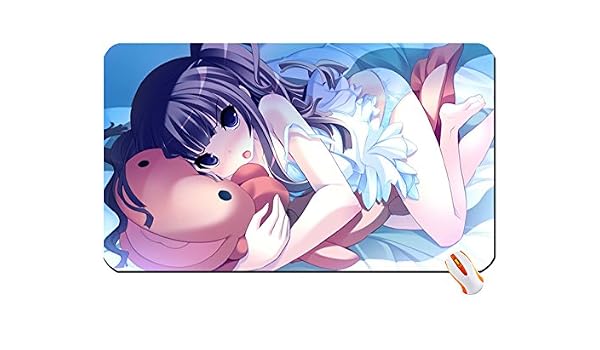 Ecchi Purple Hair Lolicon Twintails Stuffed Animals Anime Bedroom Purple Eyes Big Mouse Pad Dimensions 60x35x0 2 Cm Amazon Ca Office Products